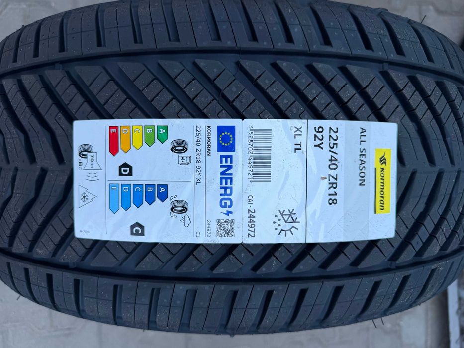 Nowe opony całoroczne Kormoran All Season 225/40r18 92Y