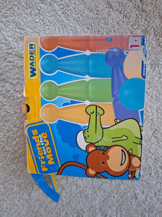 kręgle plastikowe z piłką: Wader