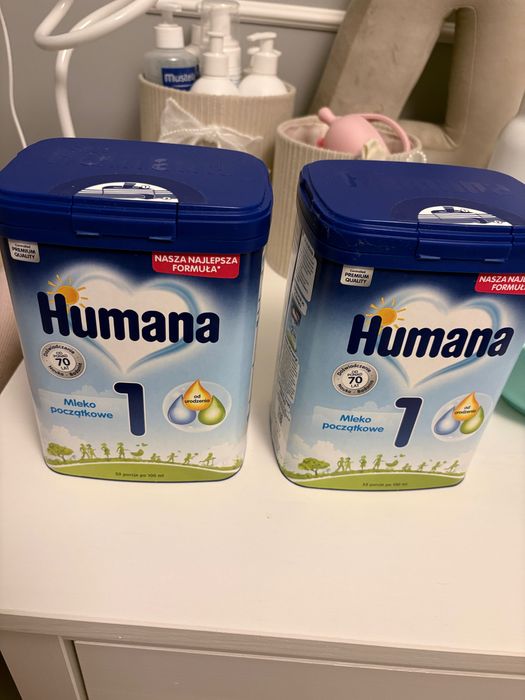 Mleko Humana 1 , 2 opakowania , zamknięte
