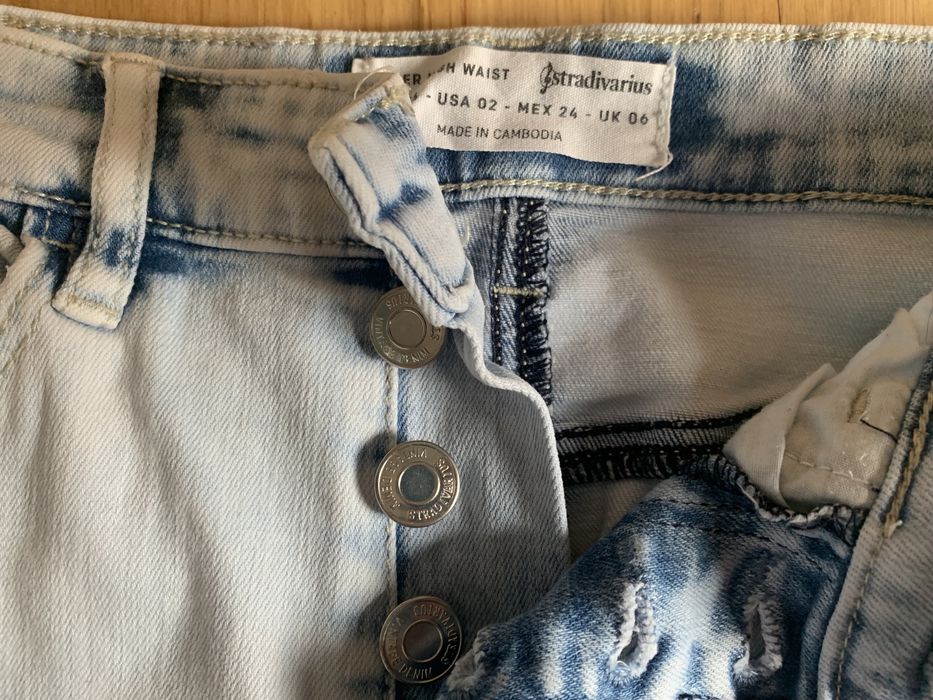 Jeansy rozm 34 Stradivarius, Sinsay 2 pary