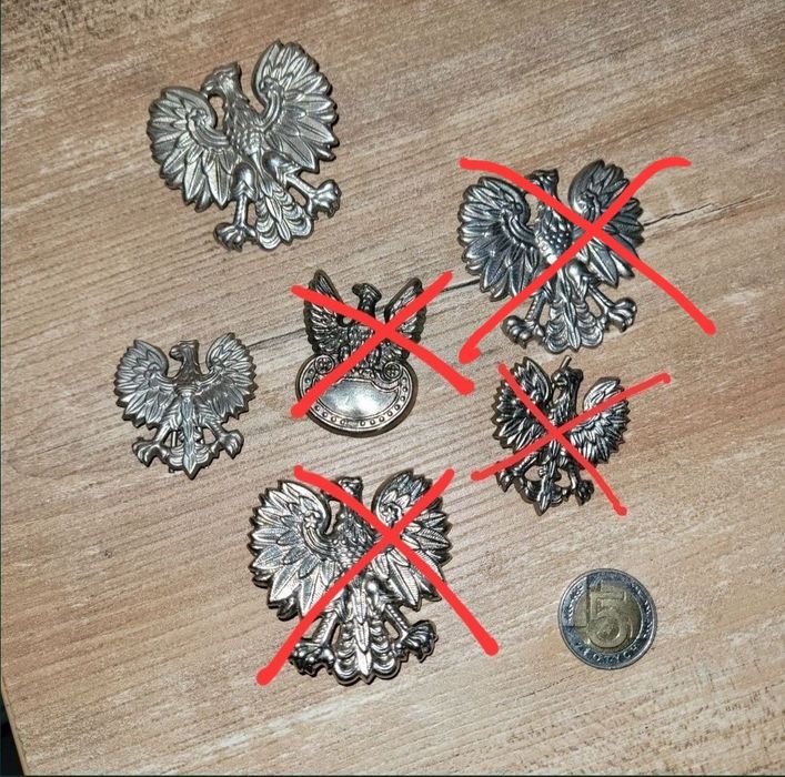 Orzełek metalowy