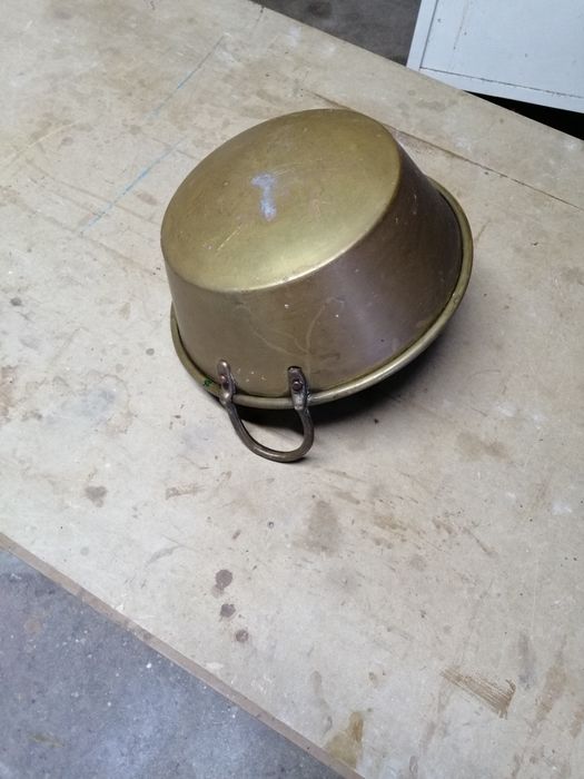 Panela em cobre para decoração