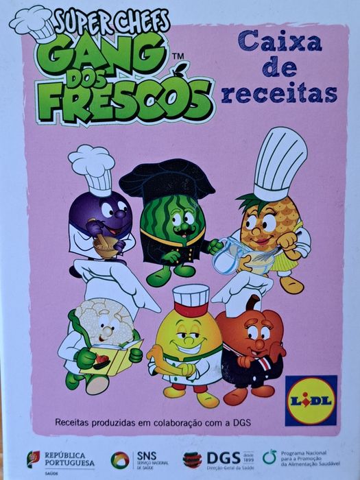 Cartas Super Chefs Gang dos Frescos LIDL