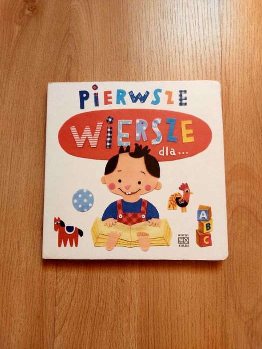 Książka dla dziecka niemowlaka "Pierwsze wiersza dla..." ksiazeczka