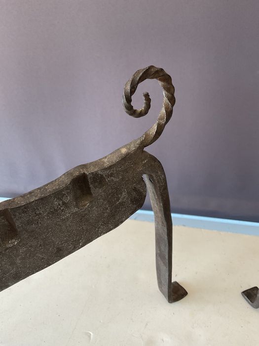 Cães de lareira forja