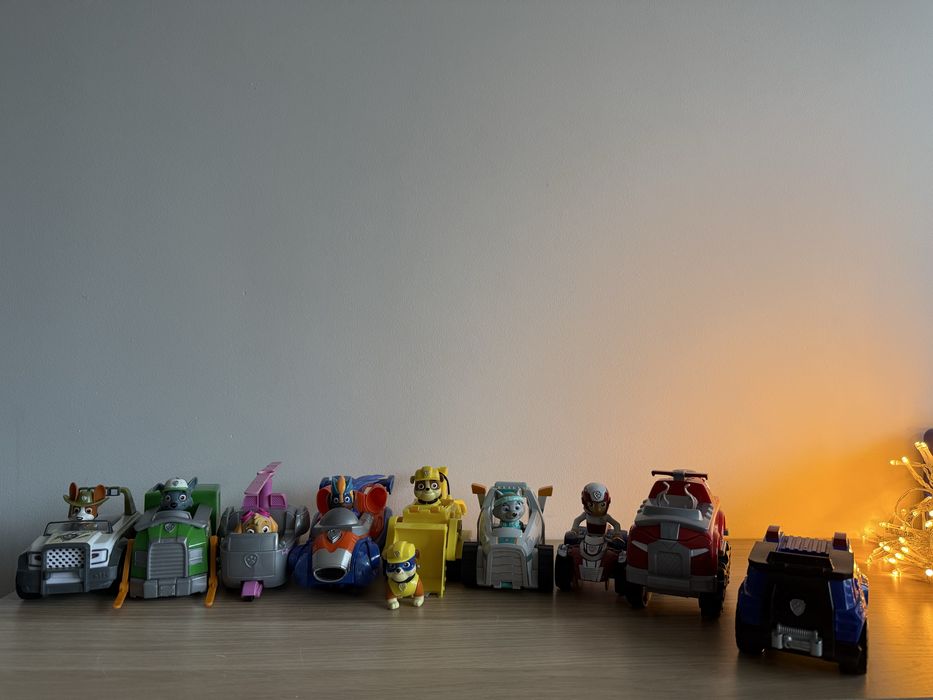 Zestaw zabawek Psi Patrol - autka i figurki