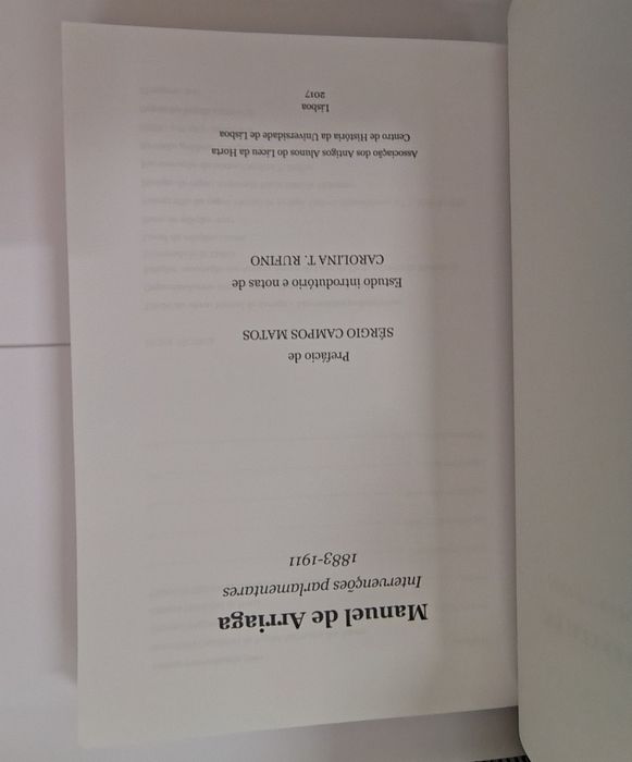 Manuel de Arriaga: Intervenções Parlamentares