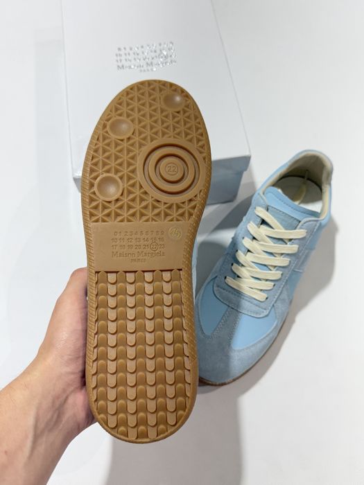 кроссовки Maison Margiela Replica Gats Blue Sneakers