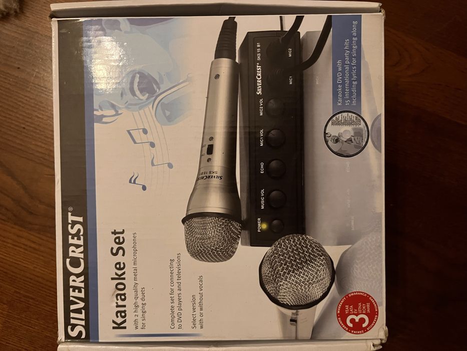 Zestaw do karaoke Silver Crest