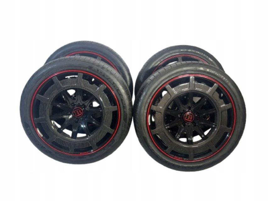 Carbon monobloki kute komplet 4szt. FELGI KOŁA ALUFELGI z oponami letnimi Mercedes-benz G klasa Brabus 900 ROCKET EDITION monoblock Z 23" R23 23cali