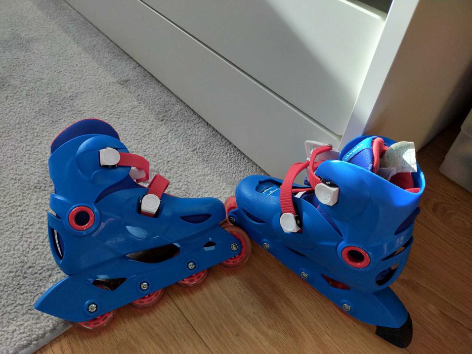 Patins rapaz 8-9 anos com saco