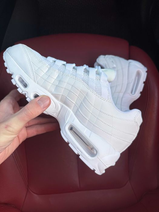 (ОПЛАТА ПІСЛЯ ОГЛЯДУ)Nike Air Max 95 Essential White Найк Аір Макс 95 Есеншиал Білі