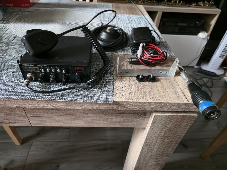 Pilnie CB Radio President Walker ASC + Antena President MS145