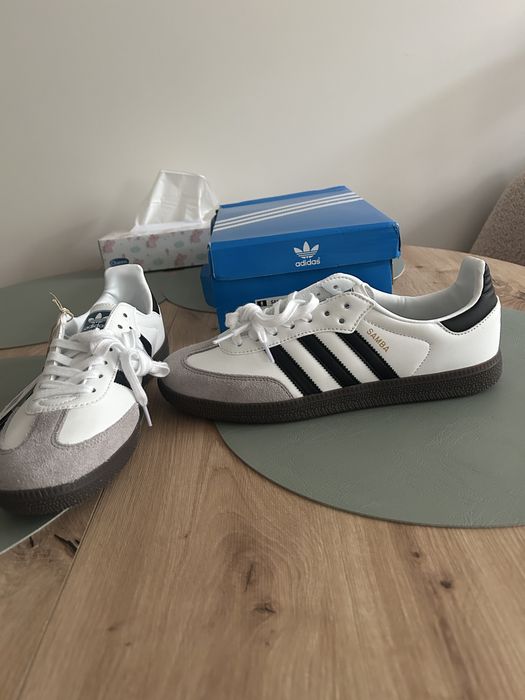 Adidas Samba OG B75806 białe czarne 42 2/3 nowe z pudełkiem