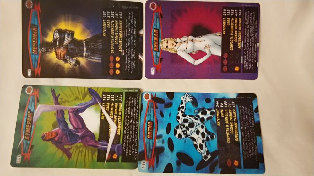 Карточки Спайдермен. Идеальное состояние