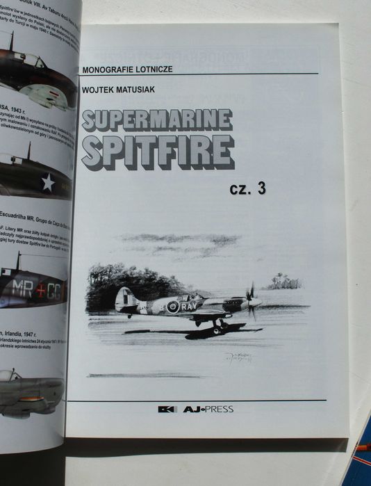 Supermarine Spitfire. Monografie Lotnicze 40