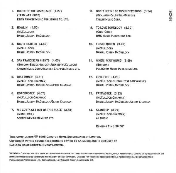 The Animals ‎– The Animals - CD