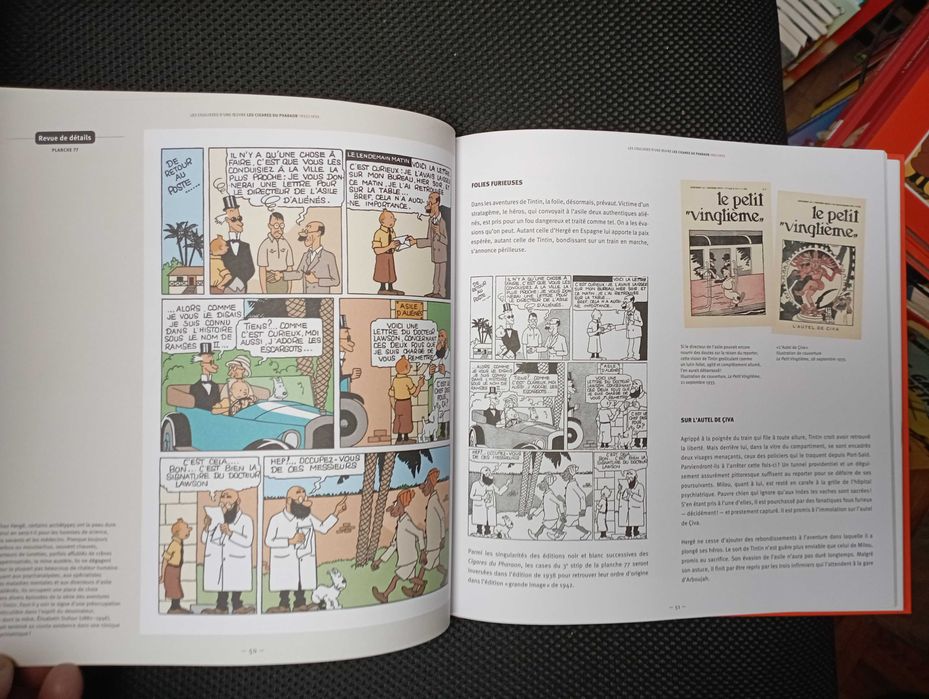 Les coulisses d’une oeuvre - Tintin - Les cigares du pharaon