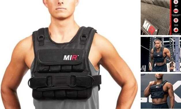 MIR 20lbs Short Style Regulowana Obciążeniowa Kamizelka