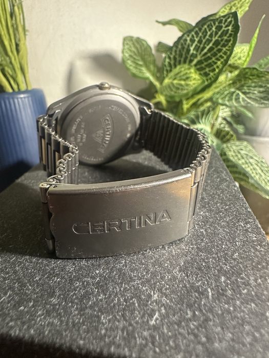 Certina DS Titanium Quartz Swiss Made – tytan, szafir, komplet z pudełkiem