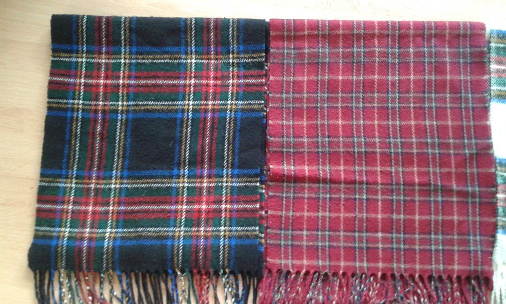 Męski szal szalik kaszmirowy Nowy wełniany