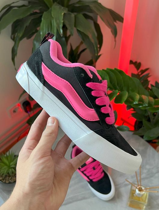 !ТРЕНД! Vans Knu Skool Black Pink 37 38 39 40 41