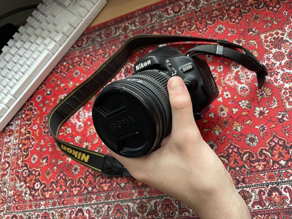 Фотоапарат Nikon D5100 + обʼєктив 18-50mm 2.8 (Ідеал)