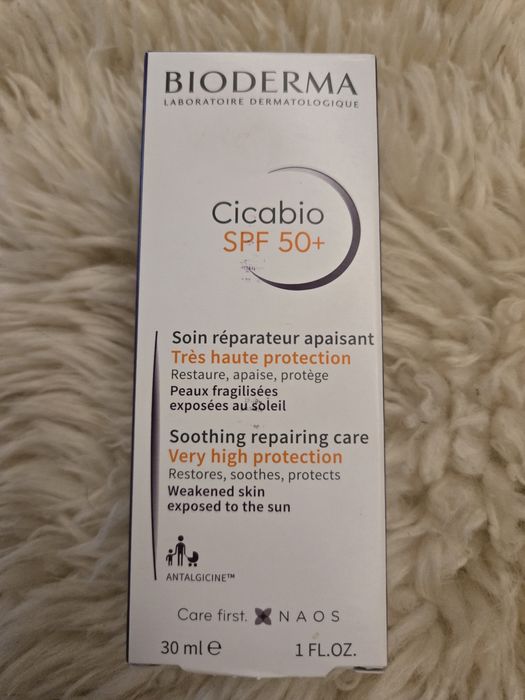 Bioderma Cicabio SPF50+ krem łagodząco-odbudowujący 30 ml