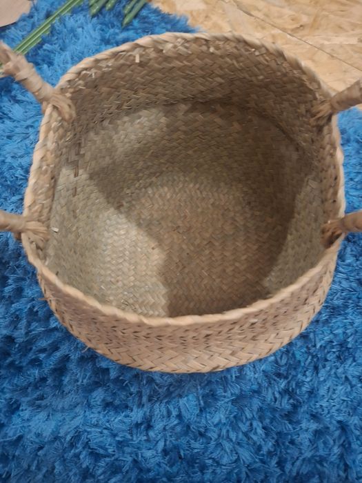 Kosz bambusowy boho osłonka doniczki