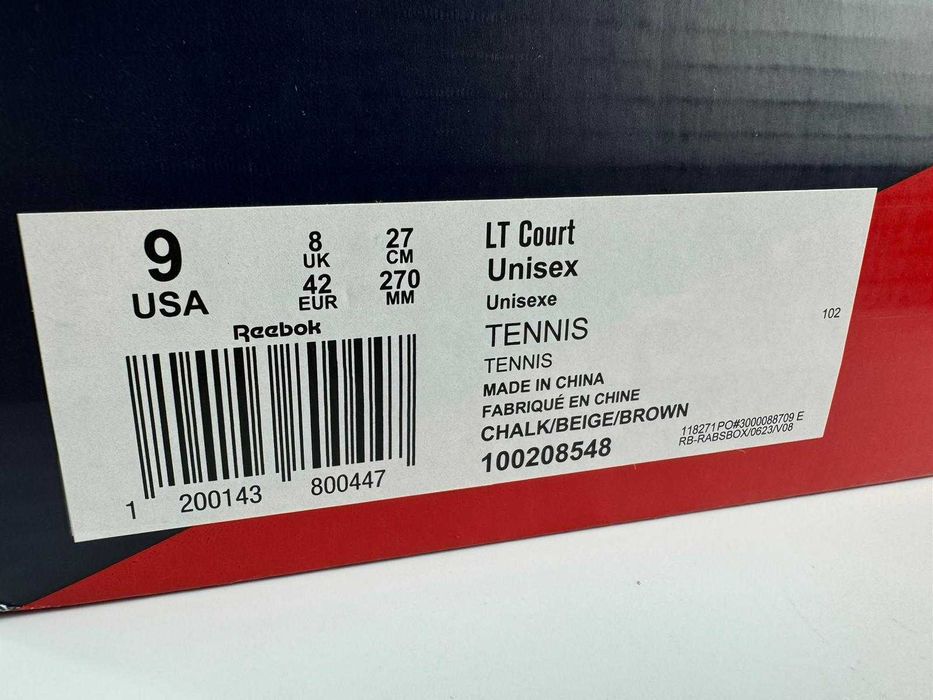 Nowe Buty Reebok LT Court Sneakersy Męskie 42 Outlet