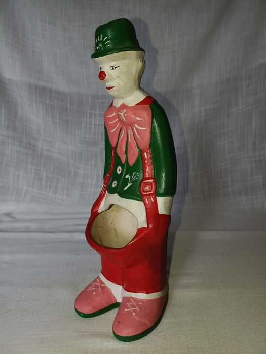 Smutny klaun figurka doniczka
