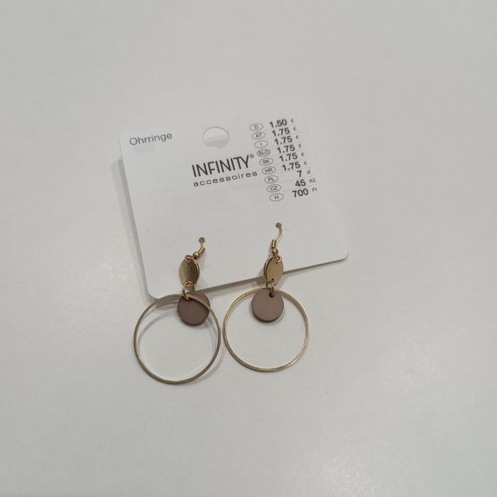 Sztuczna biżuteria kolczyki koła