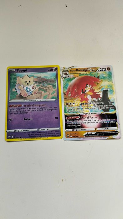 Conjunto de 12 cartas Pokémon