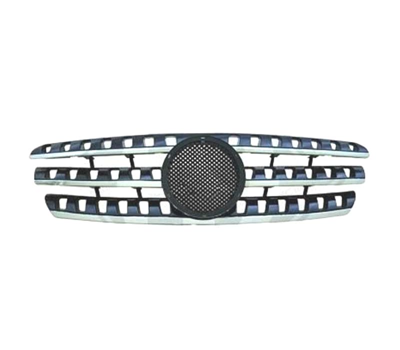 GRELHA FRONTAL MERCEDES ML W163 98-05 PRETA CROMADA