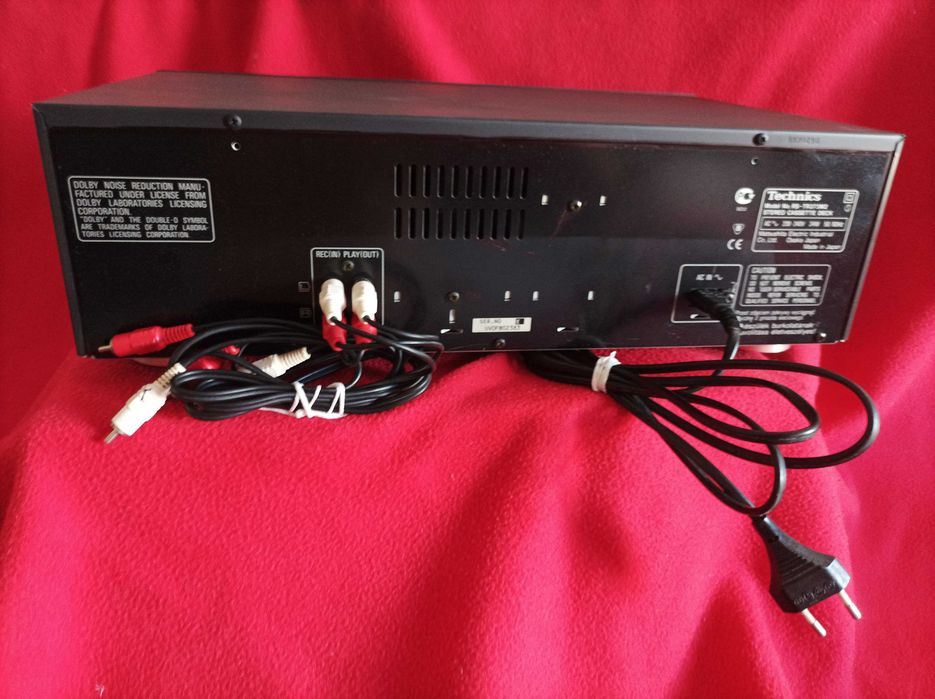 Leitor Gravador Technics  RS-TR373M2 Duplo Tape  Autoreverse