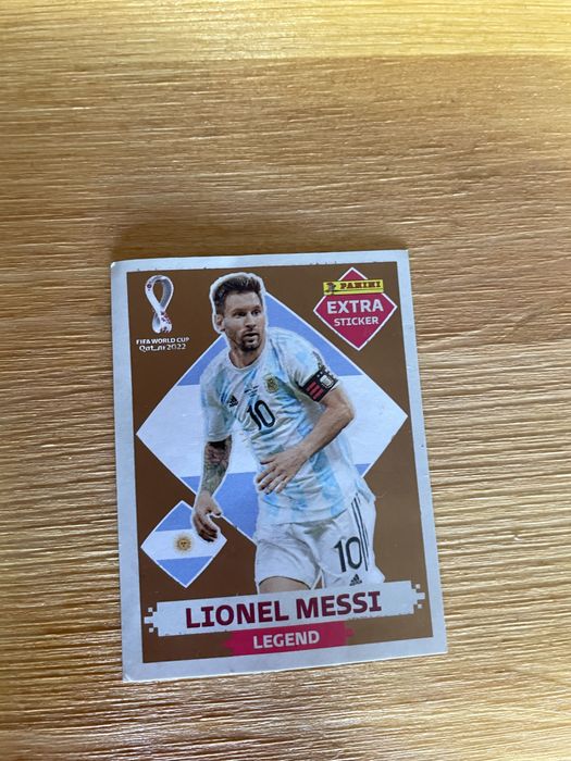 Cromo Extra Sticker Lionel Messi Legend Bronze - Panini World Cup Qatar 2022