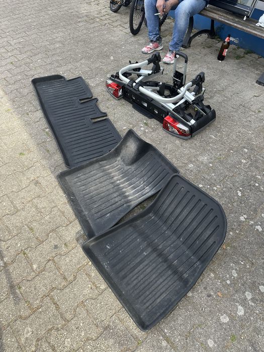 Porta bicicletas atera para tesla oferta de tapetes de inverno