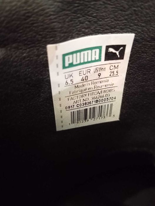 Жіночі челсі Puma Fenty Chelsea Sneaker Boot розмір 40 Пума осінь