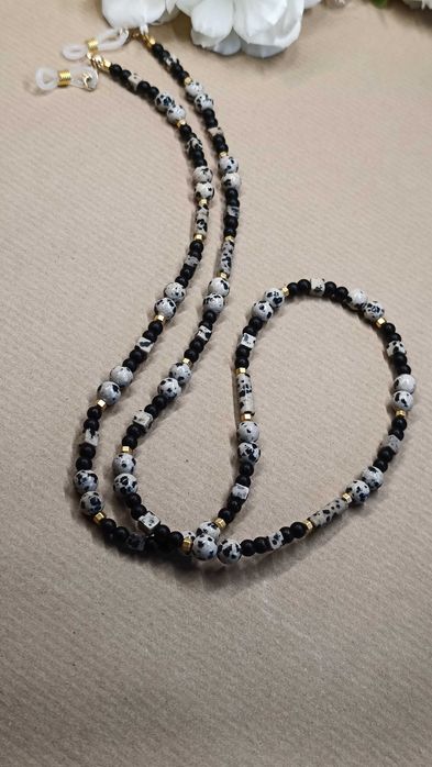 Łańcuszek do okularów/ naszyjnik- rękodzieło