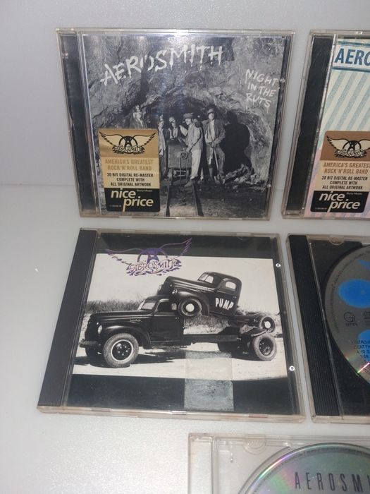 5 Antigos CDS de Música Aerosmith