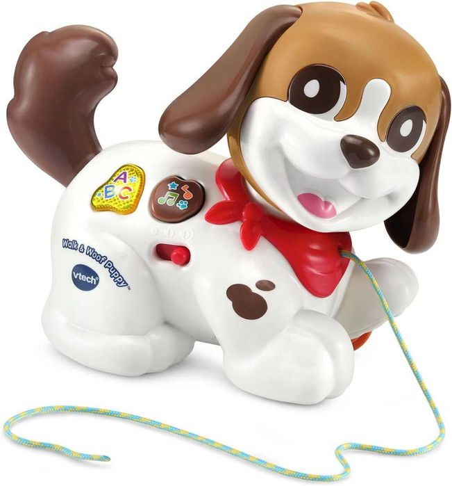 Інтерактивна музична іграшка Цуценя Оригінал VTech Walk and Woof Puppy Прогулянка з цуценям 565000