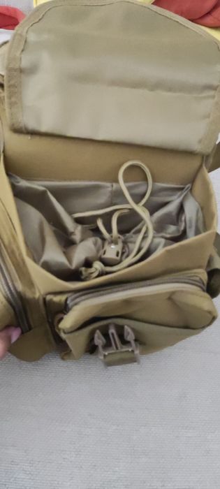 Bolsa estilo militar/ motard