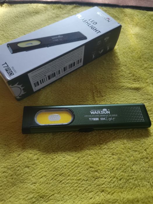 Суперкомпактний Led-ліхтарик Warsun T7Pro. В міцному металевому корпусі з магнітним кріпленням.