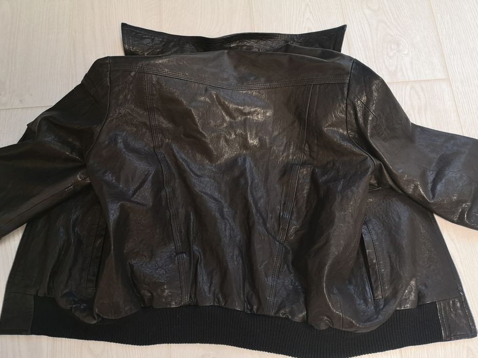 Мужская кожаная куртка HEYU DEVELOPED RAGS New Factern 00756 ITALY