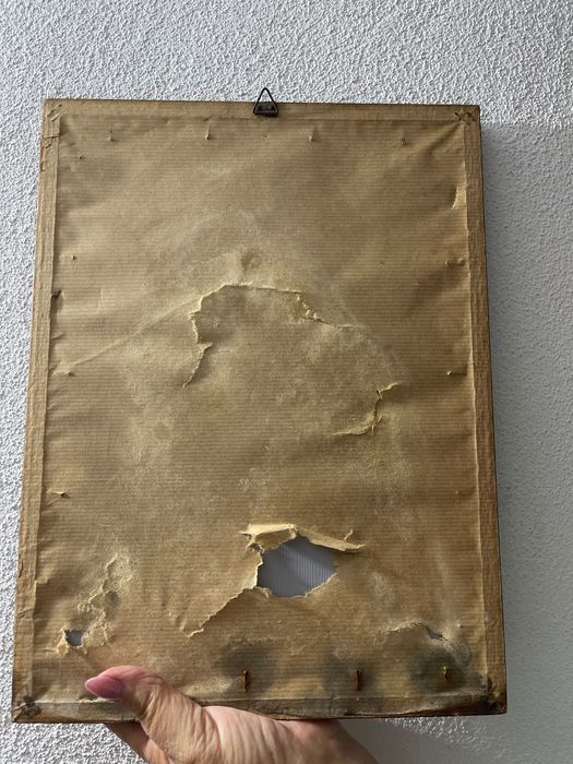Quadro Pierrot com brilhantes