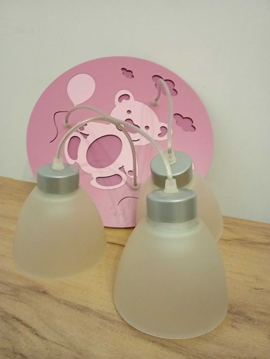 Lampy lampa do pokoju dziecięcego motyle miś
