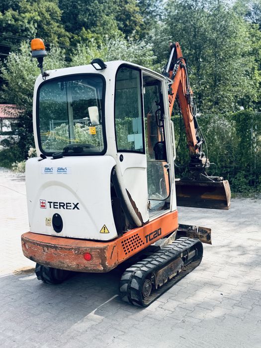 Mini koparka 2t TEREX TC20 mocna ! 2012r 2900 mth ! Brutto