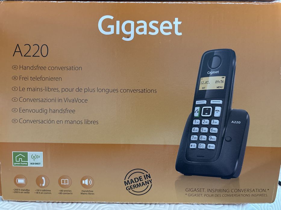 Telefone Fixo Sem Fios - Gigaset A220