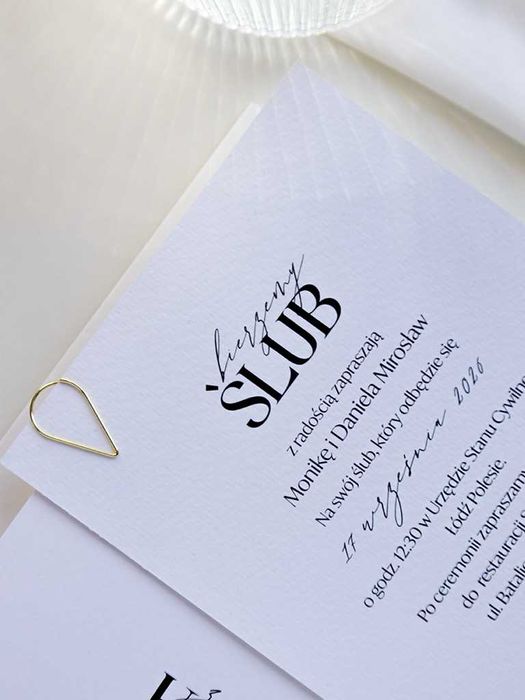Zaproszenie ślubne Zoya