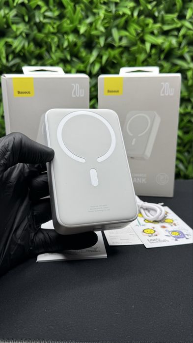 Павербанк магнетик Базеус Baseus 20000 mAh 20w powerbank павер